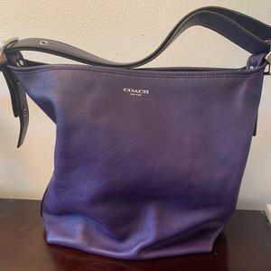 HTF - Coach Purple Shoulder Bag